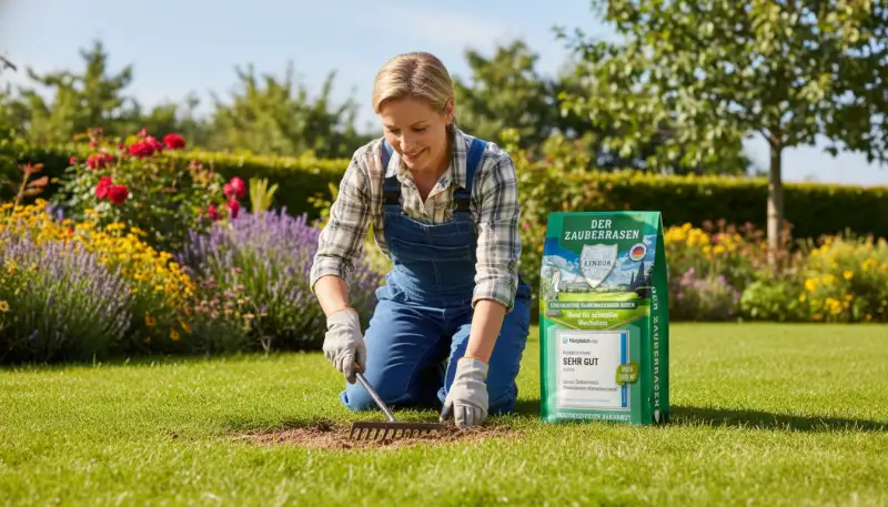 Kahlstellen im Rasen reparieren: So geht's