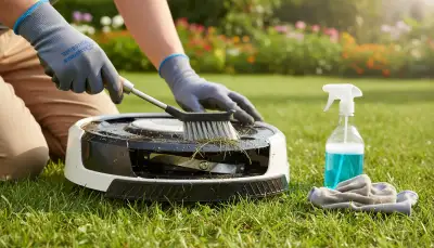Mähroboter reinigen: Pflege für lange Lebensdauer