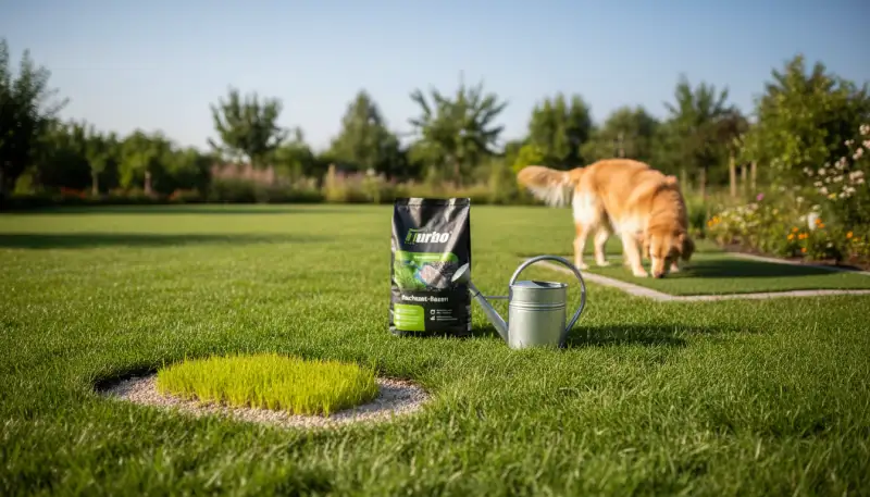 Rasen retten: Hundeurin-Flecken beseitigen