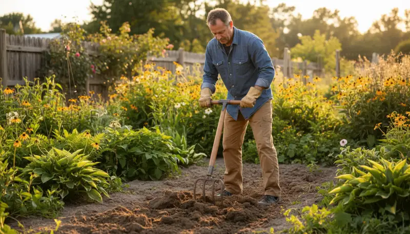 Verdichteten Gartenboden effektiv auflockern