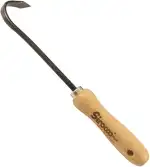 Sirocco Bio-Sauzahn mit Buchengriff 14 cm – Hand-Sauzahn Gartenwerkzeug – Unkrautentferner Bodenl...