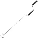 Manueller Kompostwender, Kompostwendewerkzeug,Manuelles Kompostwender-Werkzeug aus Edelstahl | Bodenlockerer Rasenbelüfter, Kompost-Kurbeldrehung, robust für kleine Höfe, Garde