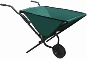 Faltbare Schubkarre - Faltschubkarre - robuster Stahlrahmen - 112 cm x 72 cm x 7