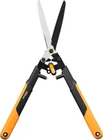 Fiskars X-series DualAction Heckenschere HSX96, 2-in-1-Modus für schnelle oder kraftvolle Schnitt...