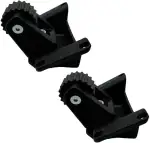 360° drehbares Vorderrad für Mähroboter mit Kugellager R38Li R40Li Mähroboter Outdoor Werkzeug Rasenmäher Ersatz (2 Stück)