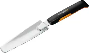Fiskars Unkrautstecher für tief verwurzeltes Unkraut, Länge: 39,6 cm, Schwarz/Or
