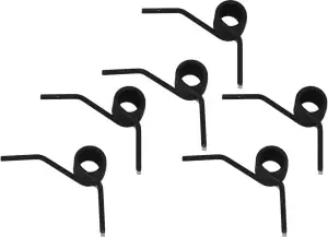 6 Federn für Kraftharke Rasenmäher Vertikutierer Messer - Montage ohne Schrauben