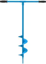 Güde Handerdbohrer GH 150 (Gesamtlänge 104 cm, ø 15 cm, für das Setzen von Zaunpfählen, Einpflanzungen etc, rutschfeste Handgriffe, großer Quergriff aus Metall für optimale Kraftübertragung)