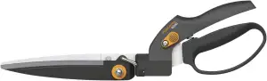 Fiskars Rasenkantenschere GS40, Einstellbarer Schneidewinkel (180°), Länge: 35,5