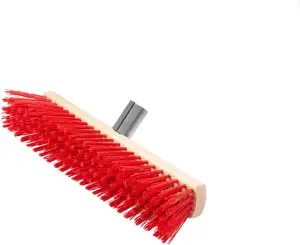 Tom PaR Straßenbesen | Besen | Kehrbesen mit Stielhalter aus Metall | Ohne Stiel