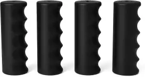 4 STK rutschfest Schubkarrengriffe | Innendurchmesser 30mm | Länge 12cm für Sack