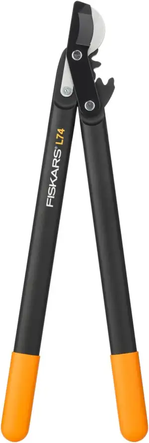 Fiskars PowerGear II Bypass-Getriebeastschere für frisches Holz, Antihaftbeschic