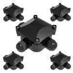 Abzweigdose 12 Stücke Wasserdichte IP68 3-Wege Kabelverbinder Verteilerdose Erdkabel Elektrischer Außenverteilerdose Outdoor Externe Kabelmuffe Anschlussdose