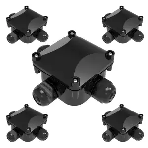 Abzweigdose 12 Stücke Wasserdichte IP68 3-Wege Kabelverbinder Verteilerdose Erdk