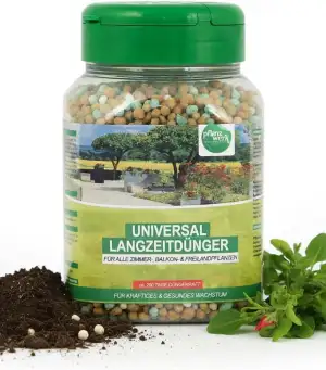 PFLANZWERK® Pflanzkübel Universal Langzeitdünger Blumenerde Premium Dünger 500g 
