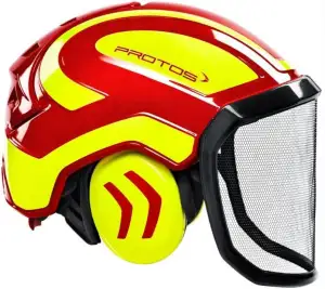 Integral Forest F39 Forsthelm – Premium Forstschutzhelm mit feinem Visier, integ