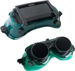 2 Stück Schweißer Schutzbrille Schweißerschutz Industrial Schweißbrille Gummiband Sicherheitsbrillen