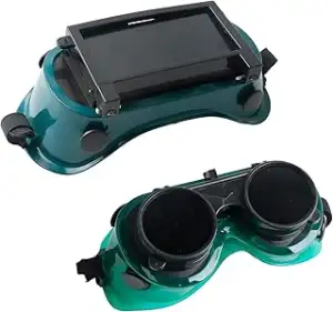 2 Stück Schweißer Schutzbrille Schweißerschutz Industrial Schweißbrille Gummiban