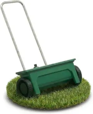 Dünger Streuwagen Rasendünger Verteiler 12L, Düngerstreuer Rasen Streuer, Rasend