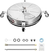 VEVOR 465 mm Hochdruckreiniger-Oberflächenreiniger, Flächenreiniger aus Edelstah