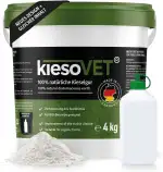 GreenPet KiesoVet Kieselgur für Hühner 4kg - Reine biologische Diatomeenerde inkl. Stäubeflasche im Eimer, Kieselerde Pulver, Bio Produkt für Hühnerställe, Hühner & Geflügel Betriebe