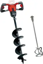 Einhell Akku-Erdbohrer GP-EA 18/150 Li BL-Solo Power X-Change (Li-Ion, 18 V, bürstenloser Motor, inkl. Erdbohrer Ø 150 mm, Mörtelrührer, Lieferung ohne Akku & ohne Ladegerät)
