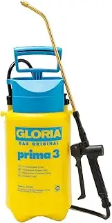 GLORIA Drucksprühgerät prima 3 | 3 Liter Gartenspritze & Drucksprüher | Kompakte Sprühflasche für Pf