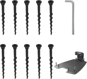 10 Stück Erdschrauben Rasenmäher Ladestation Schraube Mähroboter Garage Bodennäg