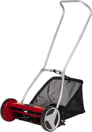 Einhell Hand-Rasenmäher GC-HM 400 (bis zu 250 m², 40 cm Schnittbreite, kugelgela