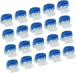 eLander Kabelverbinder für Mähroboter, 20 Stück Wasserdicht Verbinder Cable Connectors Anschlussk...