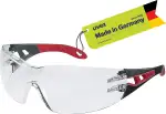 Uvex pheos - Schutzbrille - sportliche Sicherheitsbrille mit 100% UV-Schutz - innen Anti-Beschlag, außen extrem kratzfest & chemikalienbeständig