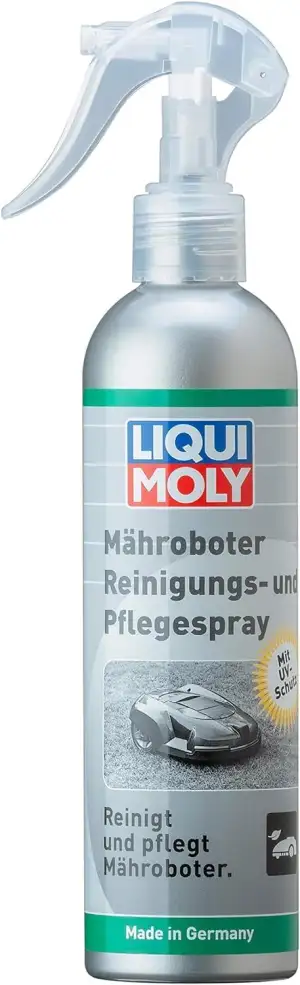LIQUI MOLY Mähroboter Reinigungs- und Pflegespray | 300 ml | Gartengeräte-Pflege