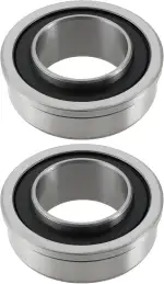 Radlager 25122200/0 25122200/1, kompatibel mit Castel Garden J98 TC102 TC122 Rasenmäher, 2 Stück