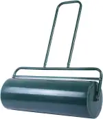 COSTWAY Rasenwalze befüllbar Wasser oder Sand, 63 L, Ø 30 cm x 90 cm, Bodenwalze mit Griff, Gartenwalze Metall, Handwalze Lawn Roller, Rasenrolle für Ebenen Rasen Garten, Grün