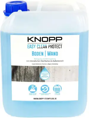 KNOPP Flechtenentferner, Flechtenex, Terrassenreiniger, Pflastersteinreiniger, Waschbetonplattenreiniger, Grünbelagentferner, Algenentferner, Algenvernichter, Steinreiniger; gebrauchsfertig, 5l