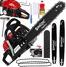 MalTec Benzin- Motorsäge- Kettensäge MasterCut5700W | 5,7PS | 58CC | 2x Ketten u