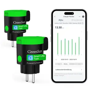 GreenSun Wlan Steckdose Outdoor SmartLife APP - Aussensteckdose Wasserdicht Wlan