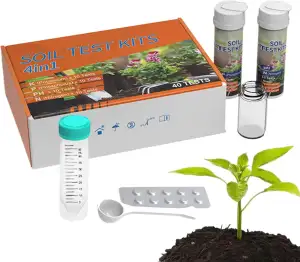 Bodentest-Kit Für Garten | Bodentest Set Für Rasen 4 In 1(Stickstoff, Phosphor, 