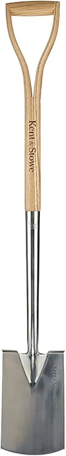 Kent & Stowe Beetspaten – Profi-Spaten aus Edelstahl, für die Verwendung im Beet