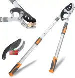 AIRAJ Teleskop AMBOSS-Astschere 70-103CM,Mit Ersatzklingen,Schneidet Äste,Dicker als 50MM Sind,Sechsfach verstellbarer Griff,SK-5 Stahlklinge und Teflonbeschichtete,Professionelle Astschere