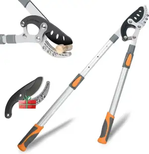 AIRAJ Teleskop AMBOSS-Astschere 70-103CM,Mit Ersatzklingen,Schneidet Äste,Dicker