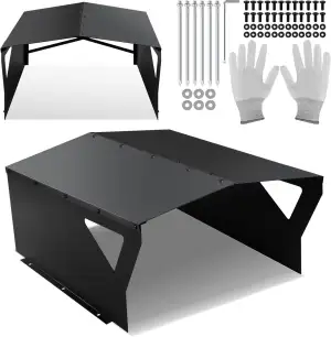 Mähroboter Garage Verzinktem Schutzüberdachung Carport Überdachung für Rasenmähe