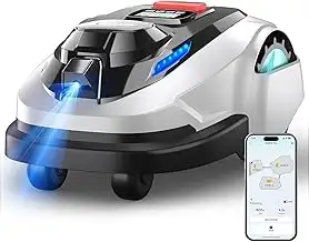 N1600Pro Mähroboter ohne Begrenzungskabel mit RTK- & KI-Vision-Navigation für Gärten bis 1600 m²,...