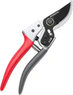 Profi Gartenschere für Frauen – 6× schärfer, Japanischer SK5-Kohlenstoffstahl, Bypass-Schneide, 25 mm Schnittdurchmesser, für trockenes, frisches Holz, Profi Rosenschere, Pflanzenschere