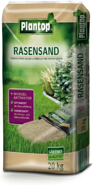 Rasensand mit Wurzelaktivator 20 kg, 1 Sack, 1.0-1.5 mm, 1.76 l, Erden