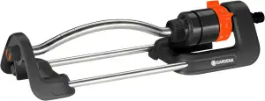 Gardena Viereckregner Aqua S: Rasensprenger zur Bewässerung von Flächen von 90-2