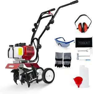 BU-KO 52CC Gartenfräse Benzin 3 PS 2-Takt-Rasenboden bodenhacke Grubber Motorhac