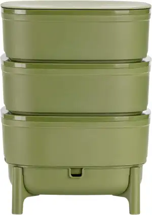 Natursache Wurmkomposter kaufen, Klein & Indoor, Wurmkiste für Balkon & Garten, 