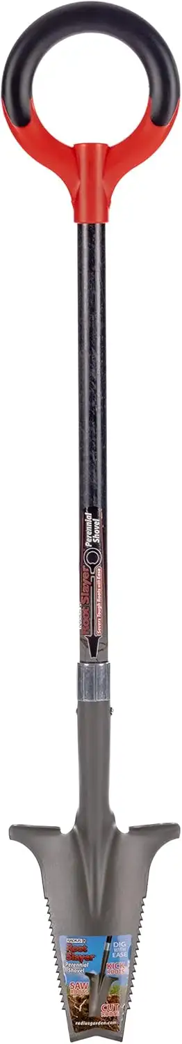 Radius Garden 23311 Root Slayer Mehrjährige Schaufel, Rot