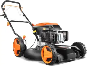 FUXTEC Benzin Rasenmäher FX-RM51SA96 Profi Mulchmäher mit 51 cm und Selbstantrie